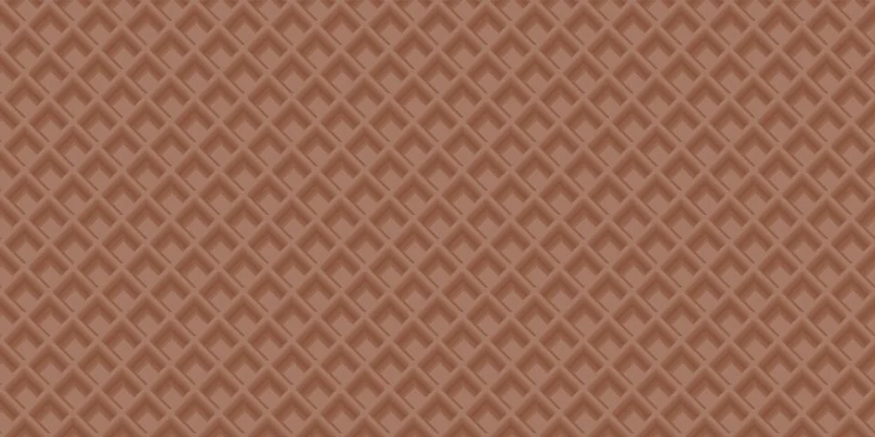 Abstract wafer 3D seamless pattern mocha mousse tone illustration. Ice crea.. イラスト素材