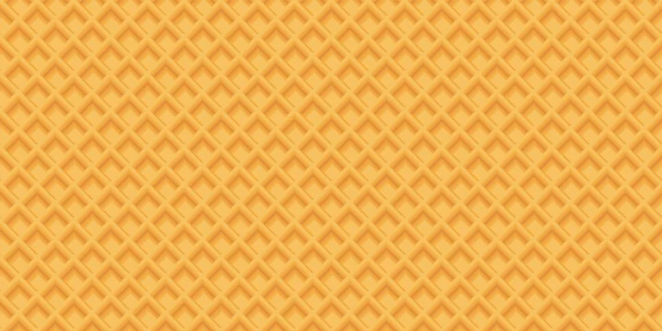 Abstract wafer 3D seamless pattern yellow brown colors illustration. Ice cr.. イラスト素材
