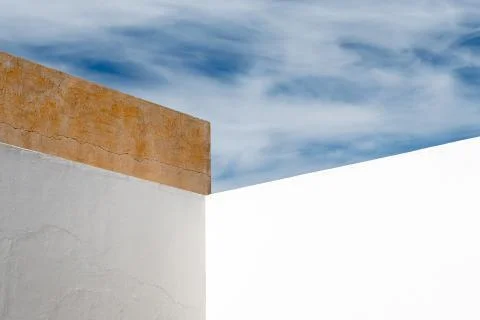 Abstract wall and sky Stock Photos
