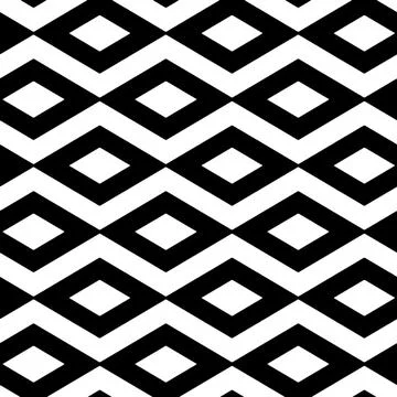 Abstract Wall Art Clothing Pattern Seamless Diamond Pattern Stock Illustration