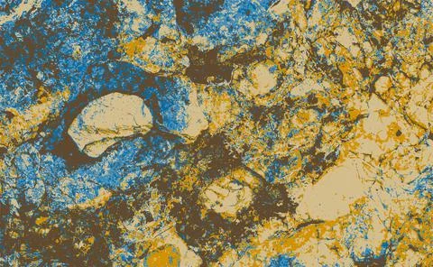 Abstract wall background, texture with stains and layers of old paint Stock Photos