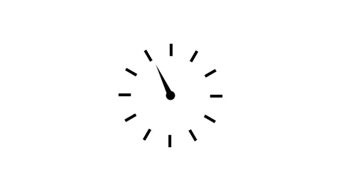 Abstract wall Clock animation. Round wall clock animation. The timer counts.. Stock Footage 304718658