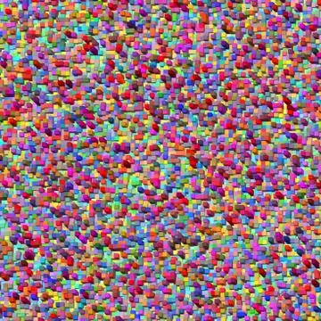 Abstract wall of colored cubes. EPS 10 Illustrazione stock