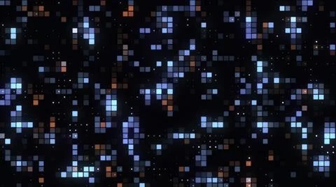 Abstract wall with glowing and blinking lights at a concept of night party Stock Illustration