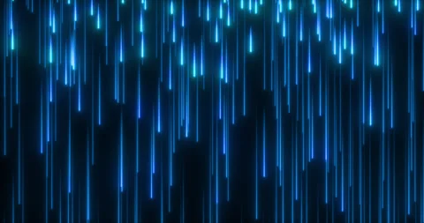 The abstract wall is made up of descending paths of particles1 Stock Footage 328634789