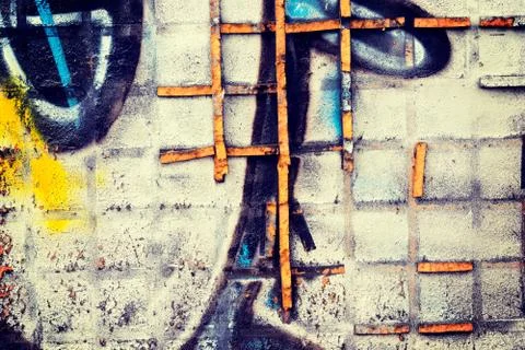 Abstract wall Foto stock