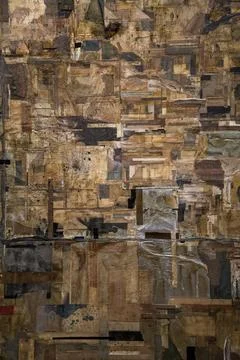 Abstract wallpaper background composed of geometric squares and lines 스톡 사진