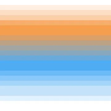 Abstract wallpaper background design. Blue and orange gradient. Stock Illustration