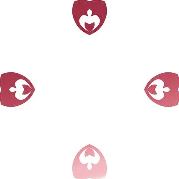 Abstract wallpaper with different elements Illustrazione stock