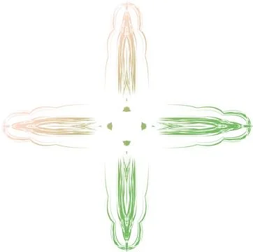 Abstract wallpaper with different elements 库存插图