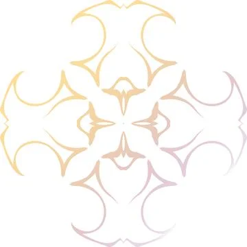 Abstract wallpaper with different elements 库存插图