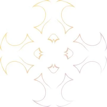 Abstract wallpaper with different elements Stock Illustration