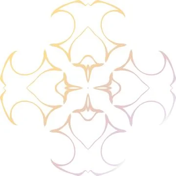 Abstract wallpaper with different elements 库存插图