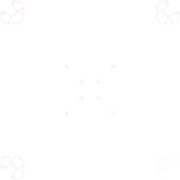 Abstract wallpaper with different elements 库存插图