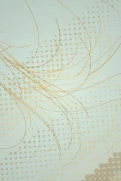 Abstract Wallpaper Pattern with Gold Lines and Dots Stock Photos