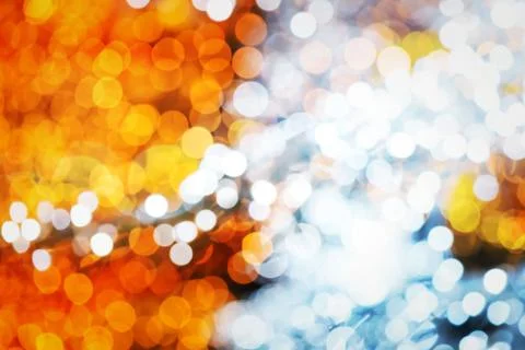 Abstract warm blurred lights Stock Photos