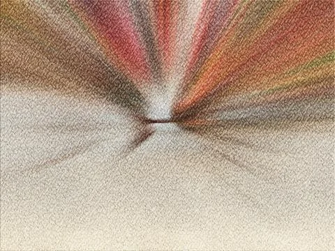 Abstract warm composition with sand-like texture, sunburst rays and subtle .. Stock Illustration