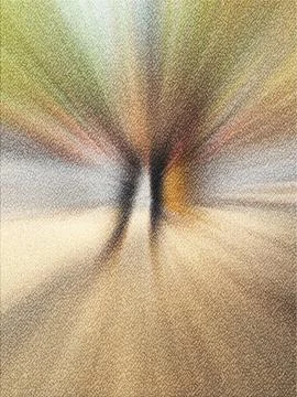 Abstract warm composition with sand-like texture, sunburst rays and subtle .. Stock Illustration