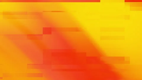 Abstract Warm Gradient Animation Background With Yellow and Red Geometric Stock Footage 314010463
