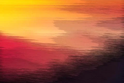 Abstract Warm Gradient Background With Red Yellow And Dark Textured Brush S.. Illustration