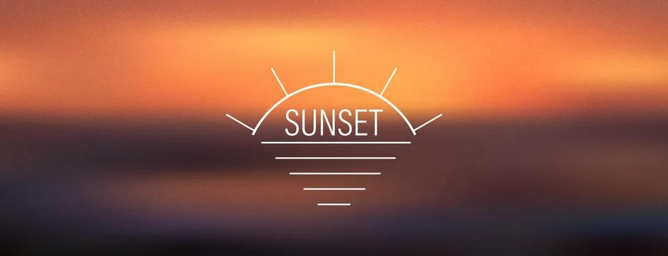 Abstract warm gradient bg with sunset tones and grain halftone overlay. Template 스톡 일러스트