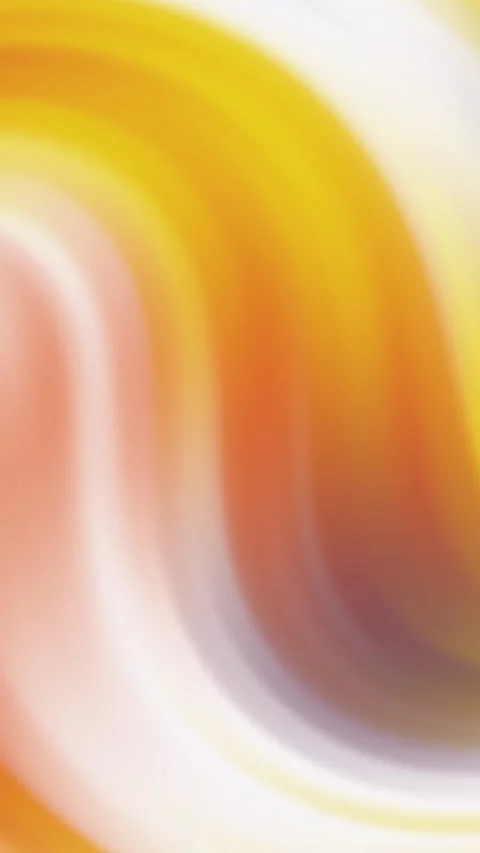 Abstract Warm Gradient Swirl Background. Orange Yellow Flowing Colors. Stock Footage 327207703