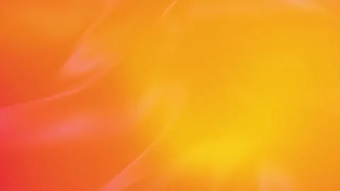 Abstract Warm Orange and Yellow Fluid Wave Motion Background Stock Footage 345634919