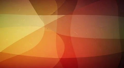 Abstract Warm Orange Gradient Background with Flowing Curved Shapes Illustrazione stock