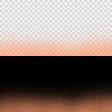 Abstract Warm Orange Light Gradient Overlay Isolated on Transparent Background P Stock Illustration