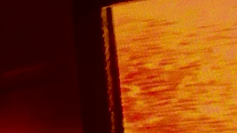 Abstract warm orange textured background with shadow 스톡 동영상 336818582