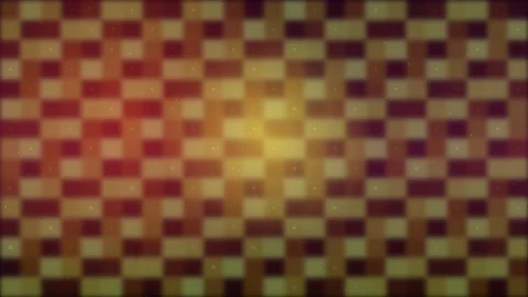 Abstract warm pixelated grid background with floating particles Vídeos de archivo 335937412
