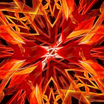 Abstract Warm Shapes Background 스톡 일러스트
