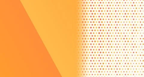 Abstract warm sun pattern blending geometry and dots Stock Illustration