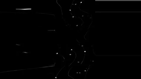 Abstract Warp Noise Loop Landscape Stock Footage 331079763