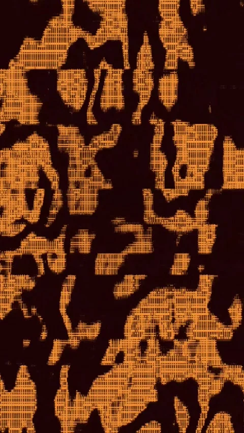 Abstract Warp Noise Loop Portrait Stock Footage 331096355