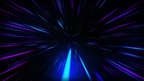 Abstract of warp or hyperspace motion in white star trail. Stock Footage 218985206