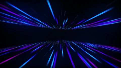 Abstract of warp or hyperspace motion in white star trail. Stock Footage 218985265