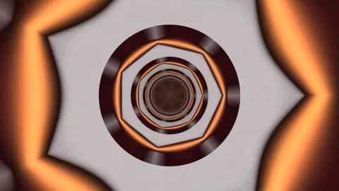 Abstract Warp Speed Tunnel Background Seamless Loop Video stock 342779245