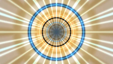 Abstract Warp Speed Tunnel Transition Seamless Loop Stock Footage 342416425