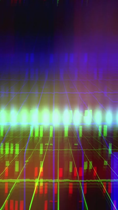 Abstract Warp Visual Background Portrait Stock Footage 331079374