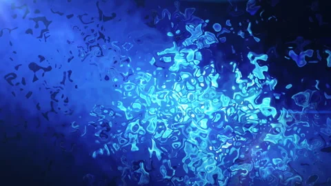 Abstract water background made in a graphic editor. Waves and beautiful light Stock Footage 245743196