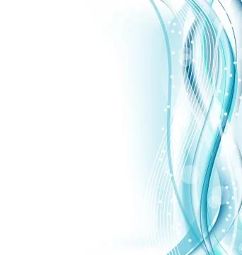 Abstract water background, wavy design Stock Illustration