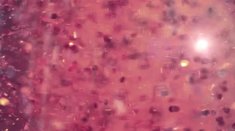 Abstract water with bubbles and lense flare shine. Changes color Stock Footage 52711800