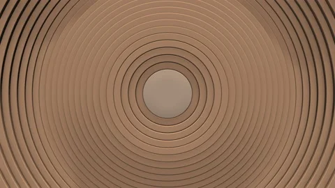 Abstract water circles looping with gray metal effect. Stock Footage 132838714