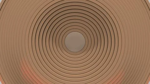 Abstract water circles looping with gray metal effect. 스톡 일러스트