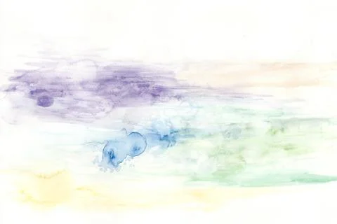 Abstract water colour painted background Stock Illustration