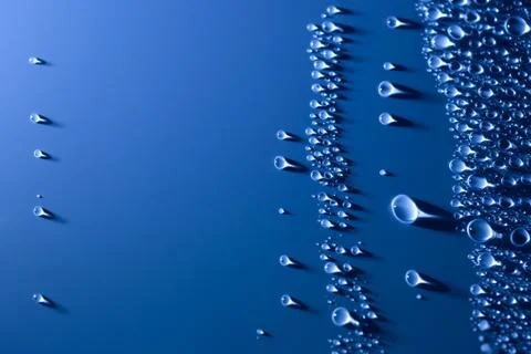 Abstract  water drops background  /  horizontal wallpaper Stock Photos