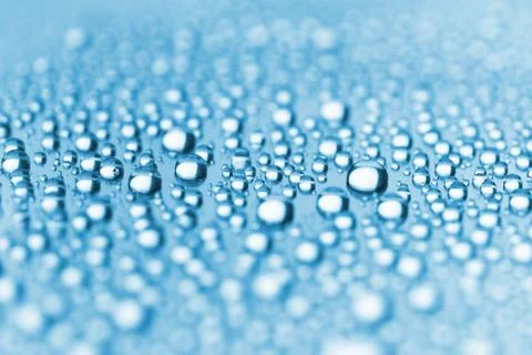 Abstract water drops background - soft focus Stock-Fotos