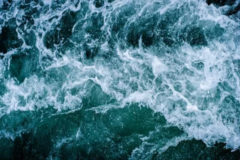 Abstract water ocean waves texture background. Foto stock