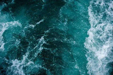 Abstract water ocean waves texture background. 写真素材